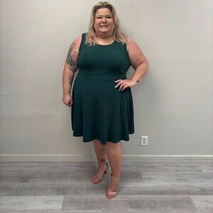 Molly & Isadora Sleeveless Fit & Flare Dress - Size 4X